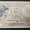 france billet de france 5 francs violet du 28/11/1940 e.65917 ref f.04/15