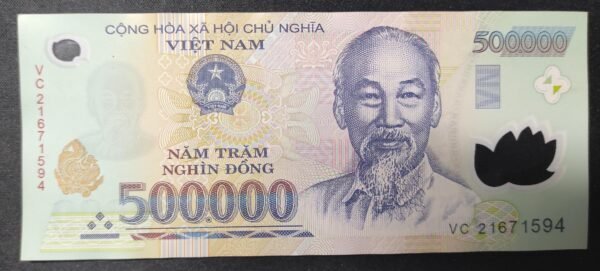 viet nam billet de 500 000 dong de 2018 polymère pick 124 (copie)