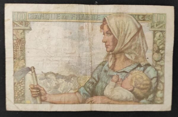 france billet de 10 francs mineur du 26/11/1942 l.25 ref : f.08/06 (copie)