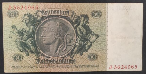 allemagne billet de 50 mark du 30/03/1933