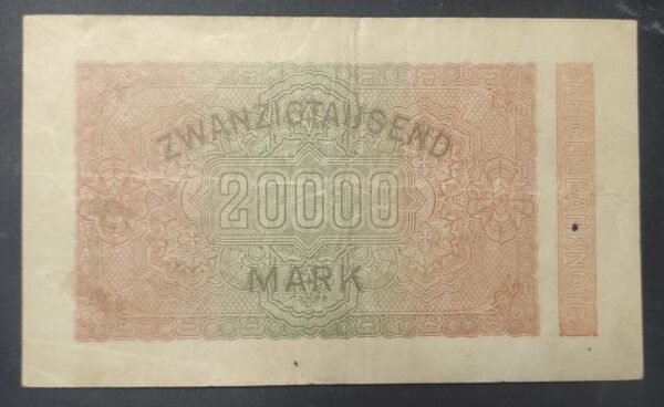 allemagne billet de 20 000 mark 1923