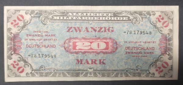 allemagne billet de 20 mark du 02/01/1980 pick 32 spl (copie)