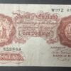 angleterre england billet de 10 shilling 1955 pick 368c