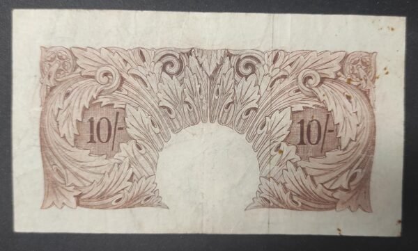 angleterre england billet de 10 shilling 1955 pick 368c