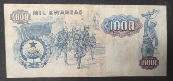 angola billet de 1000 novo kwanza 1987 pick 127