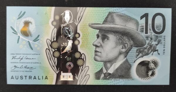 australie billet de 10 dollars 2017 pick 63 polymère neuf unc (copie)
