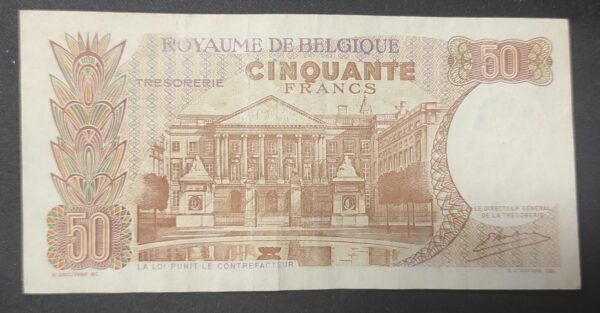 belgique billet de 50 francs du 03/04/1956 pick 133 (copie)