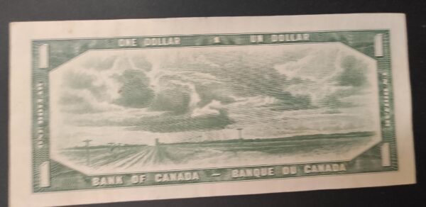 rare canada billet de 1 dollar 1954 modifié pick 75b reine elisabeth ii