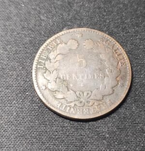 france pièce de 5 centimes cérès 1876 k france pièce de 5 centimes cérès 1876 k