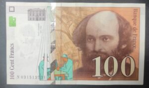 france billet de 100 francs cézanne de 1997 ref : f.74/01