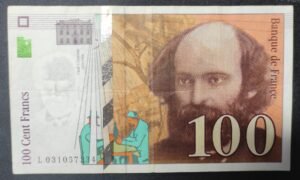france billet de 100 francs cézanne de 1997 ref : f.74/01