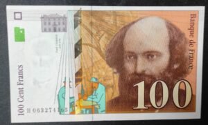 france billet de 100 francs cézanne de 1998 ref : f.74/02 neuf ( unc ) (copie)