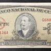 cuba billet de 20 pesos de 1958 pick 80b ttb