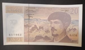 france billet de 20 francs debussy de 1997 s.059 ref : f.66ter/02 (copie)