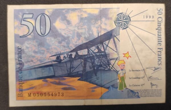 france billet de 50 francs saint exupery 1999 ref : f.73/05 (copie)