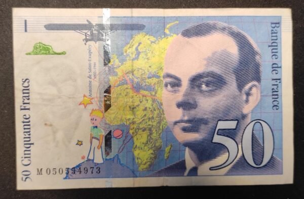 france billet de 50 francs saint exupery 1999 ref : f.73/05 (copie)
