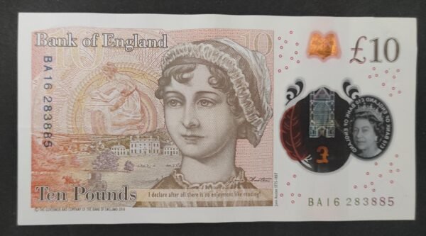 grande bretagne billet de 10 pounds 2016 pick 395 polymère (copie)