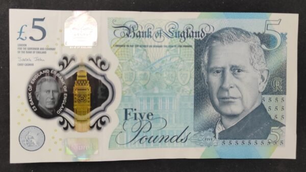 grande bretagne billet de 5 pounds 2016 pick 394 polymère churchill neuf ( unc ) (copie)