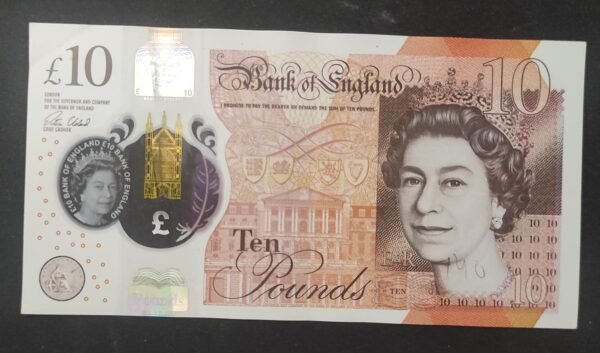 grande bretagne billet de 10 pounds 2016 pick 395 polymère (copie)