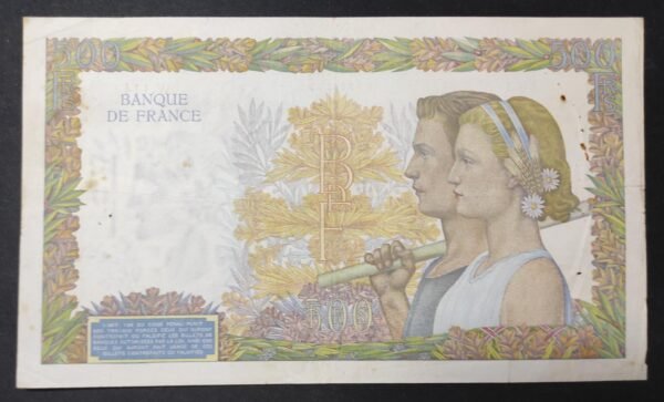 france billet de 500 francs la paix du 16/05/1940 y.224 ref : f.32/02 (copie)