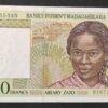 madagascar billet de 500 francs / 100 ariary type 1994 pick 75