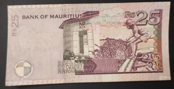 ile maurice billet de 25 rupees 2009 pick 49 spl (copie)