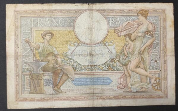 france billet de 100 francs luc olivier merson du 31/12/1936 s.52977 ref f.24/15