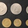 rare nouvelles hébrides lot de 6 pieces 50/20/10/5/2/1 franc ttb a sup !