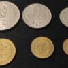 rare nouvelles hébrides lot de 6 pieces 50/20/10/5/2/1 franc ttb a sup !