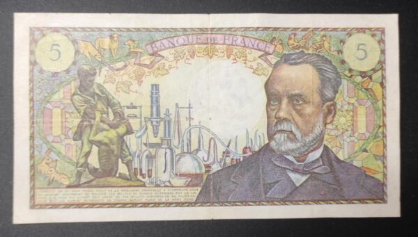 france billet de 5 francs pasteur du 08/01/1970 z.118 ref :f.61/12 dernière date