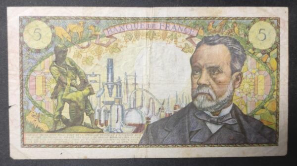 france billet de 5 francs pasteur du 05/06/1969 z.97 ref : f.61/10 (copie)
