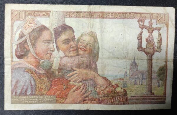 france billet de 20 francs pécheur du 21/05/1942 w.21 ref : f.13/02 (copie)