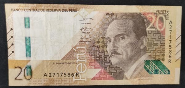 pérou billet de 10 soles du 21/03/2019 pick 196 (copie)