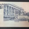 singapour singapor billet de 1 dollar 1976 pick 9 oiseaux neuf ( unc ) oiseau