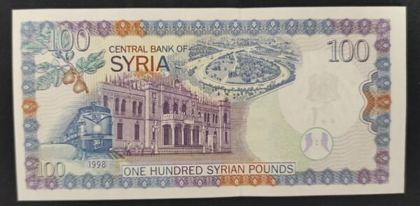 syrie magnifique billet de 100 pounds 1997 pick 108 neuf ( unc ) !!