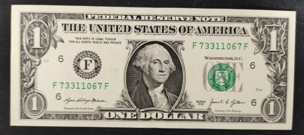 etats unis d'amérique usa billet de 1 dollar 2021 f (6) atlanta géorgie (copie)