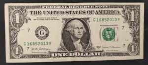 etats unis d'amérique usa billet de 1 dollar 2017 g (7) chicago illinois etats unis d'amérique usa billet de 1 dollar 2017 g (7) chicago illinois