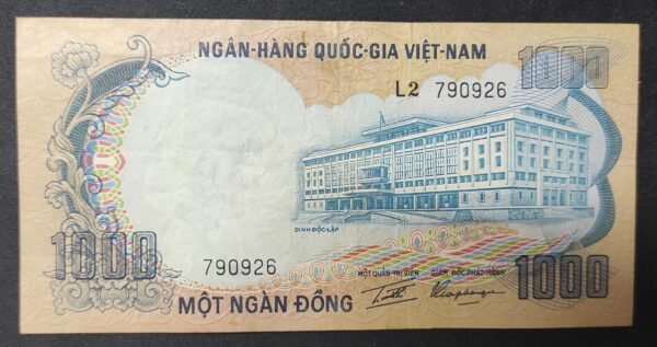 viet nam du sud billet de 1000 dong 1972 pick 34 neuf ( unc ) (copie)