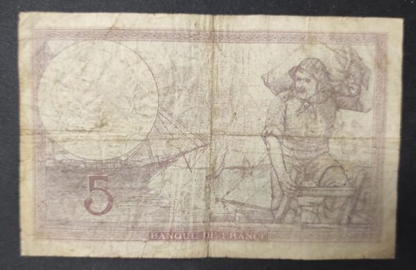 france billet de france 5 francs violet du 12/12/1940 a.67315 ref f.04/17