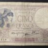 france billet de france 5 francs violet du 12/12/1940 d.67247 ref f.04/17 (copie)