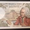 france billet de 10 francs voltaire du 11/07/1963 a.15 ref : fay.62/03