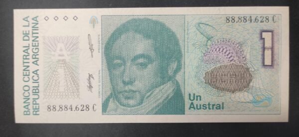 argentine billet de 1 austral 1985 pick 325 neuf ( unc )