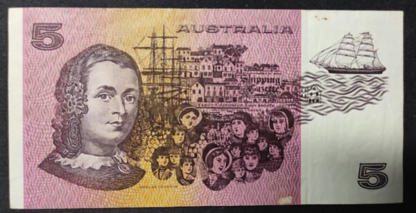 rare signature australie billet de 5 dollars 1969/71 pick 39
