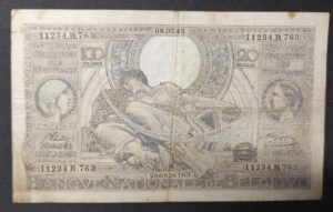 belgique billet de 100 francs 20 belgas du 26/03/1934 pick 107 (copie) belgique billet de 100 francs 20 belgas du 26/03/1934 pick 107 (copie)