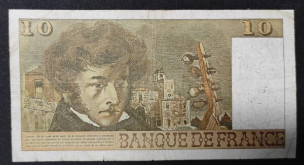 france billet de 10 francs berlioz du 01/08/1974 j.66 ref : f.63/06