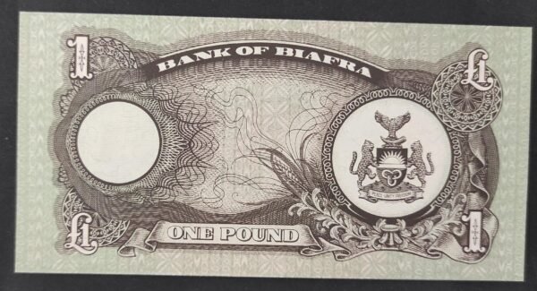biafra billet de 1 pound de 1969 pick 5 neuf ( unc )