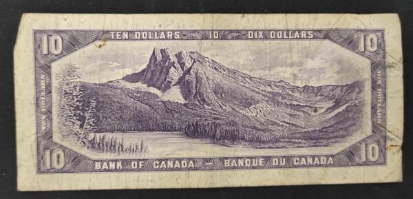 canada billet de 5 dollars 1954 pick 77 reine elisabeth ii (copie)