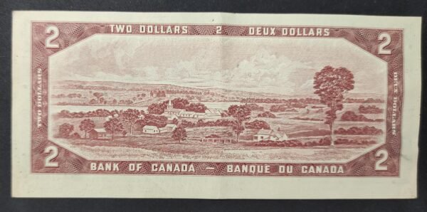 canada billet de 2 dollars 1954 pick 76 reine elisabeth ii (copie)