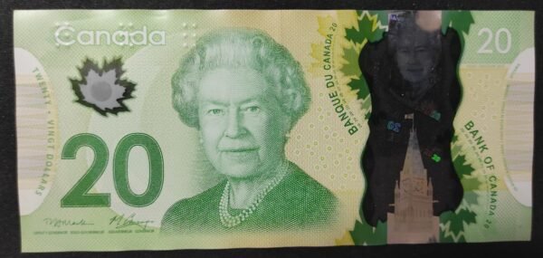 canada billet de 20 dollars de 2012 pick 108 portrait de la reine elizabeth ii