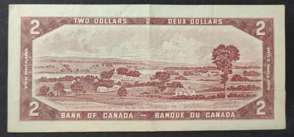canada billet de 2 dollars 1954 pick 76 reine elisabeth ii